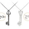 Kingdom Hearts Oathkeeper & Oblivion necklaces 9