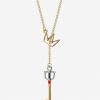 Kingdom Key D Keyblade Key Crown pull through necklace 1