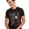 Kingdom Hearts King Mickey Black Coat T shirt 2