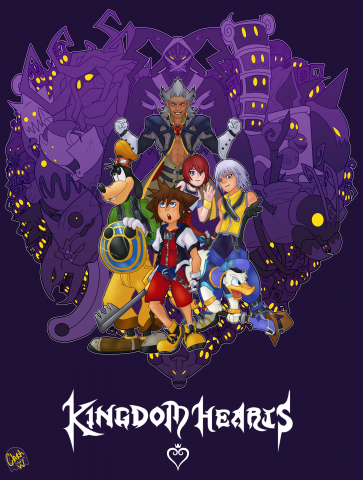 Kingdom Hearts 1 Poster Kingdom Hearts 1 Poster