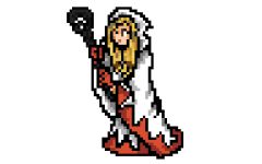 White Mage 32 bit sprite White Mage 32 bit sprite