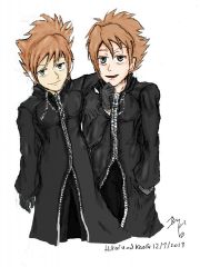 Organisation Cloak: Part 7: Hikaru and kaoru: coloured Organisation Cloak: Part 7: Hikaru and kaoru: coloured