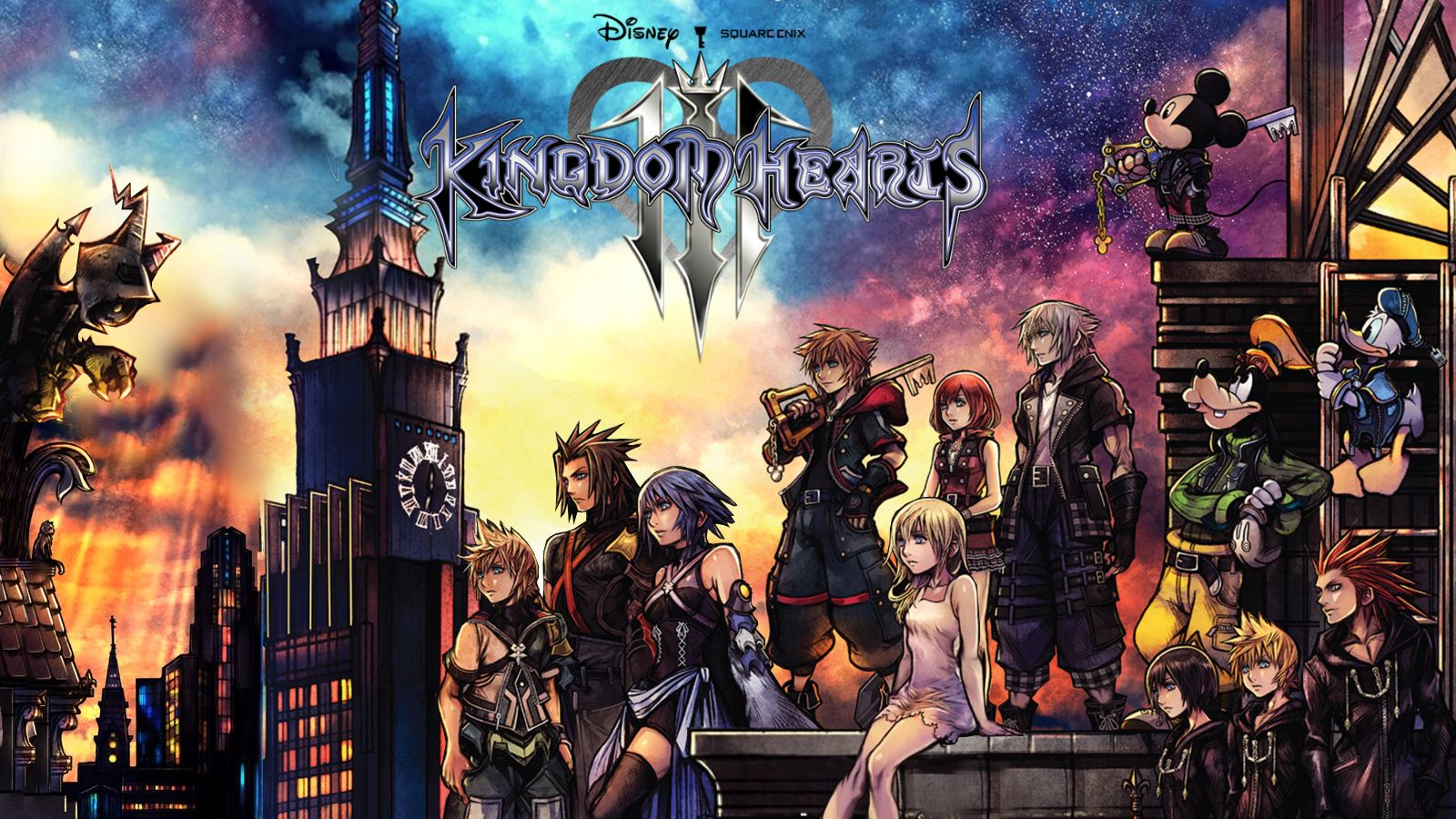 Kingdom Hearts Iii Cover Art Wallpaper Wallpapers Kh13 For Kingdom Hearts
