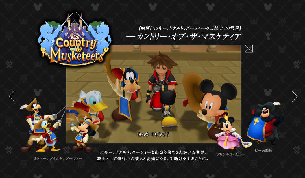 Mickey - Kingdom Hearts Characters - KH13 · for Kingdom Hearts