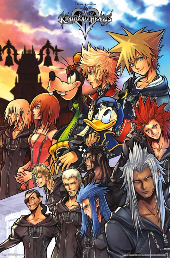 Kingdom Hearts Group photo poster