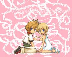 Roxas & Namine-Valentine's Day