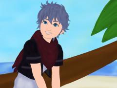 Ephemera At  Destiny Island in KingdomHearts Unchined X