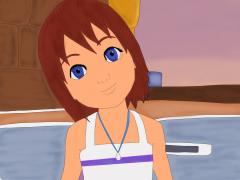 Kairi in Kingdom Hearts Birh By Sleep