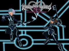 Sora and Riku in Tron lookKingdom Hearts Dream Drop Discussion