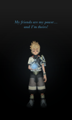 My friends are my power, and im theirs. Ventus