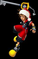 KH3D Sora w/ Christmas Hat