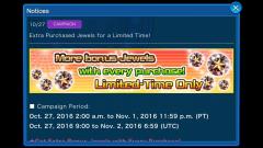 [KHUX] 10-27-16 Jewel Campaign