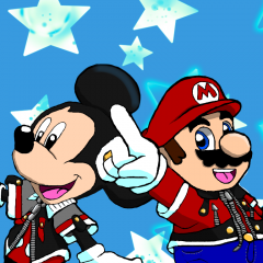 King Mickey and Mario (Full Color Version)