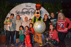 Donald Duck And Goofy In Kingdom Hearts attire At Disney Vacation Club Member's Moonlight Magic after hours event At Disneyland 1