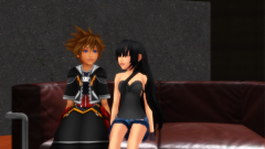 Me And sora talking On sofa