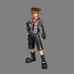 Toy Sora, Donald, & Goofy renders