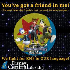 Petition: KH3 in German, Spanish, and French