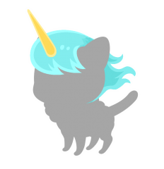 unicorn style Pet part