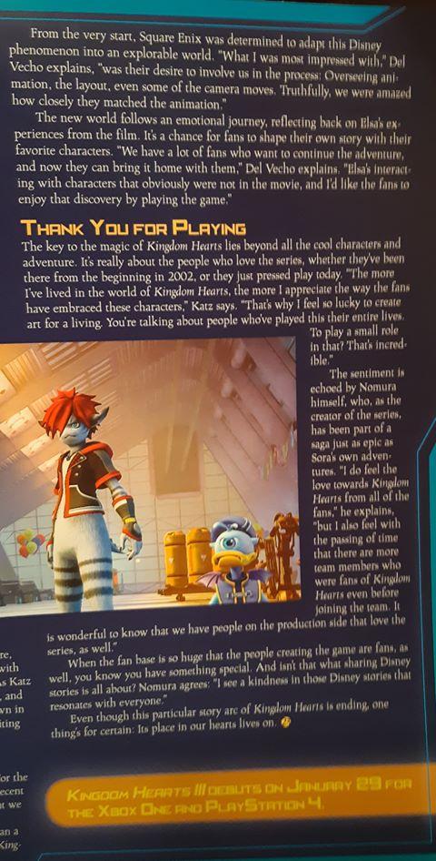 2018-11-15 - D23 Magazine Winter Issue - Kingdom Hearts III Feature