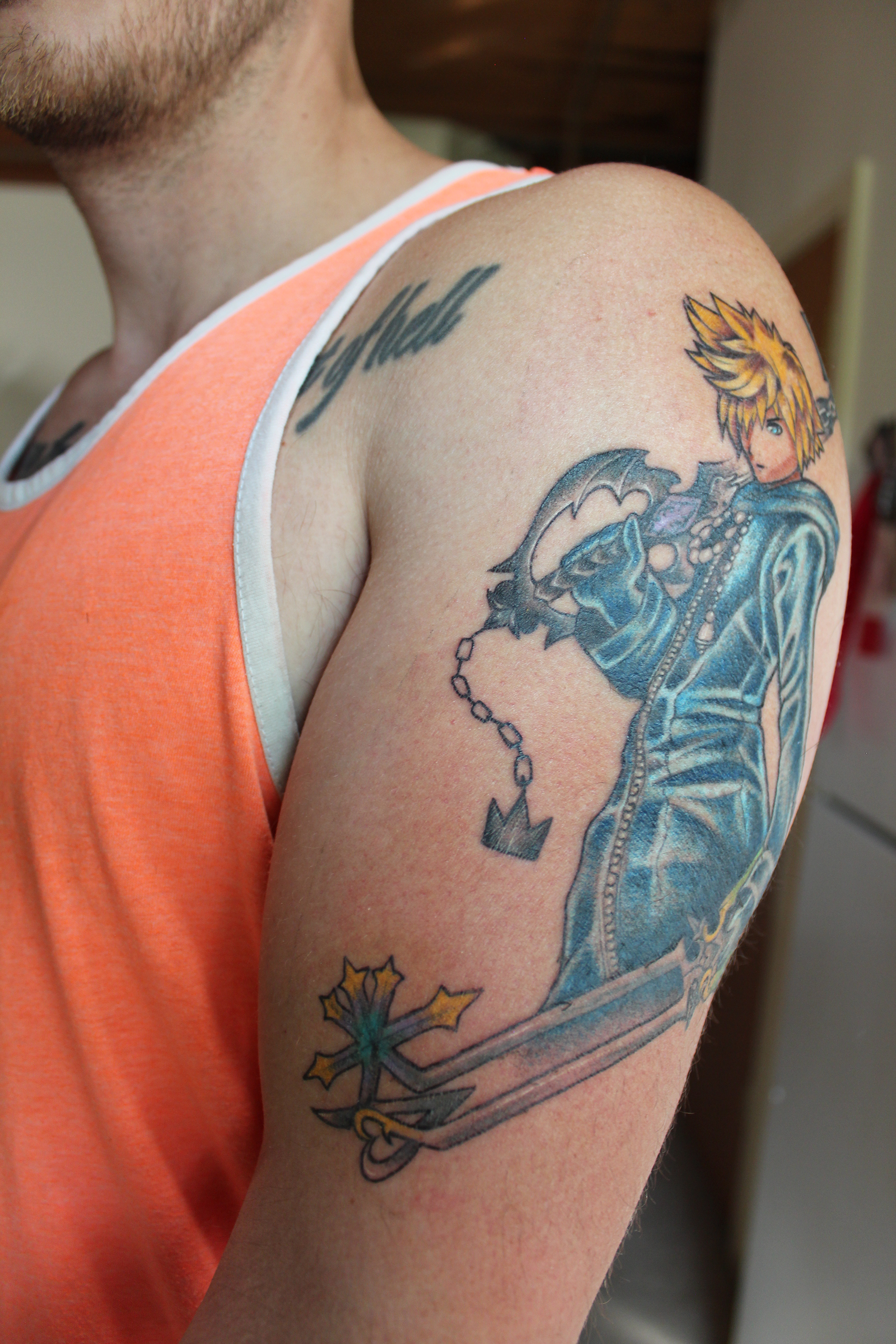 Kingdom Hearts Sora tattoo | Kingdom hearts tattoo, Heart tattoo designs, Heart  tattoo