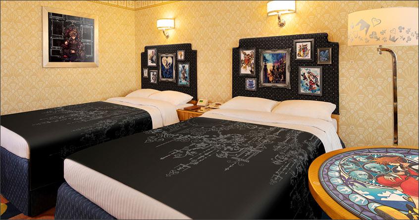 2019-10-21 Kingdom Hearts Themed Disney Ambassador Hotel Room