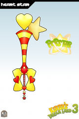 Keyblade Card - Heart Star