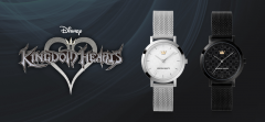 U-Treasure Kingdom Hearts Monogram Watches - Silver & Black