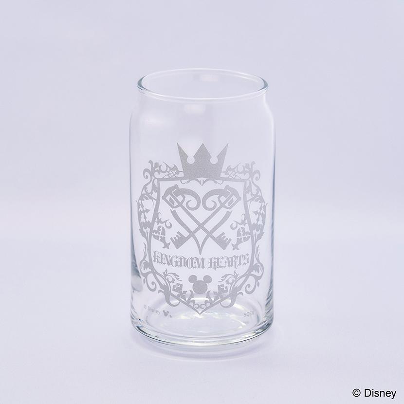 Kingdom Hearts Can Shaped Glass - Emblem