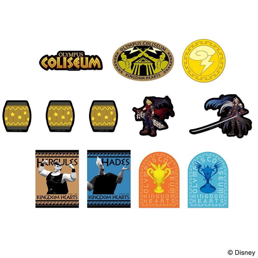 Kingdom Hearts Stationery Sticker Set Olympus Coliseum